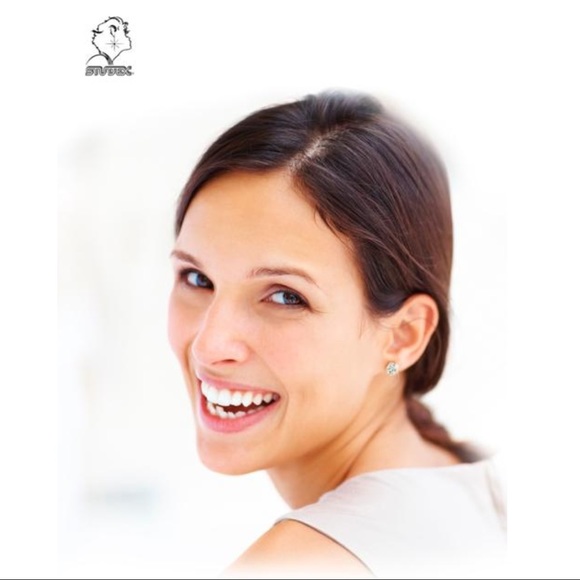 Studex Stainless Steel Daisy with AB Crystal and OCT Rose Ear Piercing Earrings - Picture 7 of 7